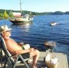 At my summer house in Arendal